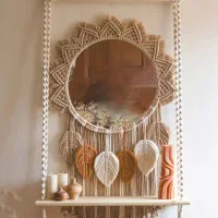 دیوارکوب مکرومه