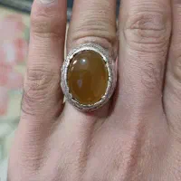 انگشتر فاخر زمرد و شرف الشمس کبیر حکاکی کار دست|جواهرات|کرمان, |دیوار