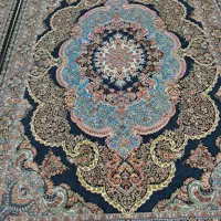 فروش ۲تخته فرش ۹متری ۱۰۰۰شانه سرمه ای رنگ