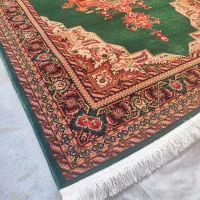 فرش ماشینی کاشان طرح اصیل سبز ۱/۵و۴و۶و۹ متری|فرش|تهران, بازار|دیوار