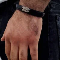 دستبند چرم درجه یک و رنگ ثابت و ضدحساسیت
