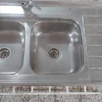 سینک ظرفشویی همراه شیر آلات