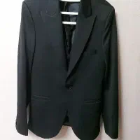 کت وشلوارباکروات مشکی