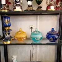 لوستر باکارات طبقاتی ۲۵شاخه رنگ شامپاین با ضمانت|لوستر و چراغ آویز|تهران, عباسی|دیوار