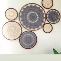 سفارش دیوارکوب ماندالابافی درقزوین|صنایع دستی و سایر لوازم تزئینی|قزوین, |دیوار