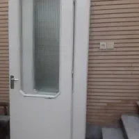 درب ۴ لنگه چوبی و کف پهن