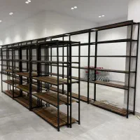 قفسه رگالی سبک آهن و چوب|فروشگاه و مغازه|تهران, قیام|دیوار