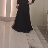 لباس مجلسی سنگ کاری شده نو