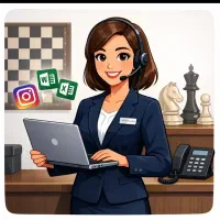 منشی خانم جوان