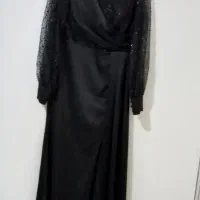 لباس مجلسی ساتن گیپورسایز۳۸تا۴۲|لباس|پرند, فاز ۶|دیوار