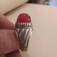 انگشتر عقیق یمنی رکاب فدیوم مهردار