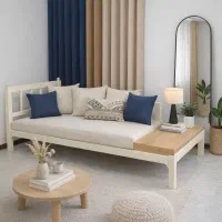 مبل سه نفره مدرن با چوب روس