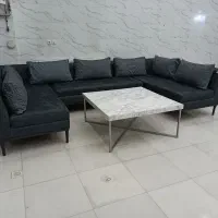 مبل ال با جلو مبلی خوشرنگ &|مبلمان خانگی و میز عسلی|ارومیه, |دیوار