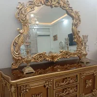 دو عدد شمعدانی طلایی