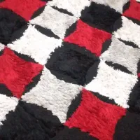 فروش فرش ۶متری شگی ترک و پادری همرنگ