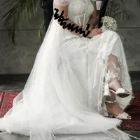 لباس عروس فوق‌العاده شیک وسبک اروپایی و دست‌دوز