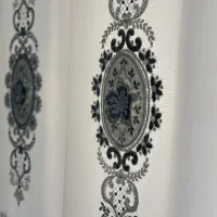 پرده ترک گل برجسته در حد نو،فروش فوری|پرده، رانر، رومیزی|قم, بلوار امین و ساحلی|دیوار