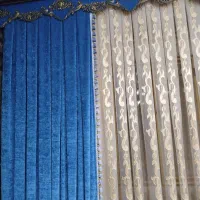 مبل 7نفره و پرده 5/5 متری والن دار|مبلمان خانگی و میز عسلی|مرند, |دیوار