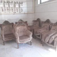 مبل سلطنتی ۹نفره|مبلمان خانگی و میز عسلی|دلیجان, |دیوار