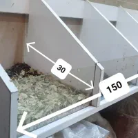 تابلو ال ای دی همراه استند ام دی اف وسایل دکان|صنایع دستی و سایر لوازم تزئینی|آزادشهر, |دیوار