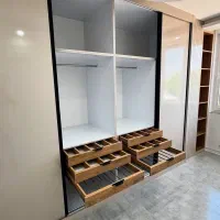 کمد دیواری هایگلاس و مات و نئوکلاسیک|جاکفشی، کمد، دراور|قم, سالاریه|دیوار