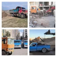 مصالح حمل نخاله ماسه شن پوکه آهک مخلوط خاک باغچه|خدمات حمل و نقل|اردبیل, |دیوار