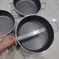 سه۳تابه تفلون داخل گرانیت ورق ضخیم قابلمه ماهیتابه|ظروف پخت‌وپز|قم, نیروگاه|دیوار