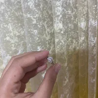 انگشتر نقره تک نگین