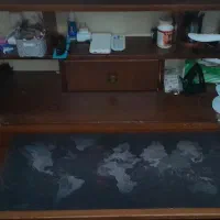 میز چوبی(چوب گردو)|میز تحریر و کامپیوتر|تهران, مهران (سیدخندان)|دیوار