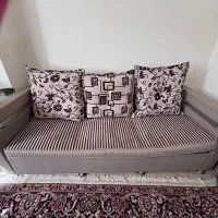 مبل ، گاز ۴ شعله ، تخت چوبی ، فرش ۹ m،گلدون بزرگ|مبلمان خانگی و میز عسلی|اصفهان, سرچشمه|دیوار