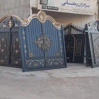 درب آهنی حیاط باغ ویلا گاراژ
