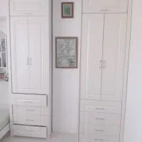 فروش کمد دیواری سالم سالم و تخت تا شو.|تخت و سرویس خواب|کلاچای, |دیوار