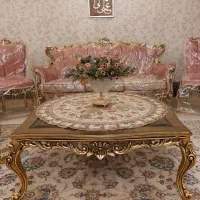 مبلمان استیل شیک با غذاخوری ۸نفره نو (برند دقت)|مبلمان خانگی و میز عسلی|مشهد, شهید بهشتی|دیوار