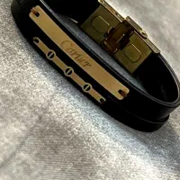 دستبند چرم طلا ۳۳۰سوت- بسیار تمیز و نو