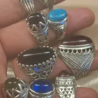 انگشتر طرح نقره