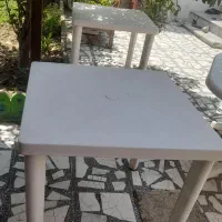 فروش تعدادی میز وصندلی کپسول سماورگازی وسایل بساط
