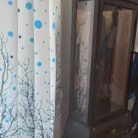 بوفه چوبی آیینه دار،دست دوم