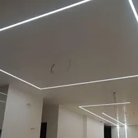 لاین نوری روی گچ بدونه کناف کاری