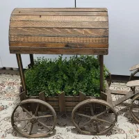 کالسکه تزئینی با گل|صنایع دستی و سایر لوازم تزئینی|شریف‌آباد, |دیوار