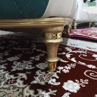 مبل جهیزیه نو سبز درباری|مبلمان خانگی و میز عسلی|قم, شهر قائم|دیوار