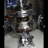 سماور گازی۱۰لیتری برنج ضخیم