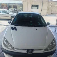پژو ۲۰۶ تیپ ۲ مدل ۱۳۸۹ سفید کم مصرف