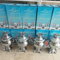 سماورگازی 6و 8 و 10 لیتری آنتیک برنجی ورق ضخیم|سماور، چای‌ساز، قهوه‌ساز|تهران, آبشار تهران (دریاچه)|دیوار