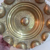 شیرینی خوری بزرگ عتیقه تمام قلم قدیمی|کلکسیون اشیاء عتیقه|بروجرد, |دیوار