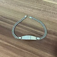 دستبند نقره مردانه