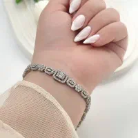 دستبند نقره طرح مونیزا سیلور جواهری نقره سازی3184|بدلیجات|تبریز, |دیوار