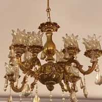 لوستر۸شعله همراه با دیوارکوب و لوستر آشپزخانه