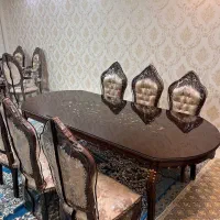 میز ناهار خوری منبت بزرگ