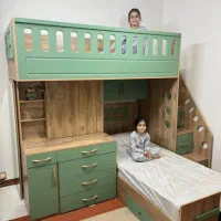 تخت دو طبقه برتر|تخت و سرویس خواب|شیراز, سلطان آباد|دیوار