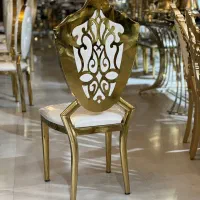 صندلی فلزی مدل ابکاری تالار/رستوران تشریفات عقد|عمدهفروشی|ثمرین, |دیوار